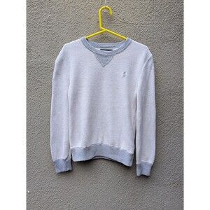 Vintage Polo Ralph Lauren Sweater XS Unisex Boys-Girls Gray / Cream Pullover